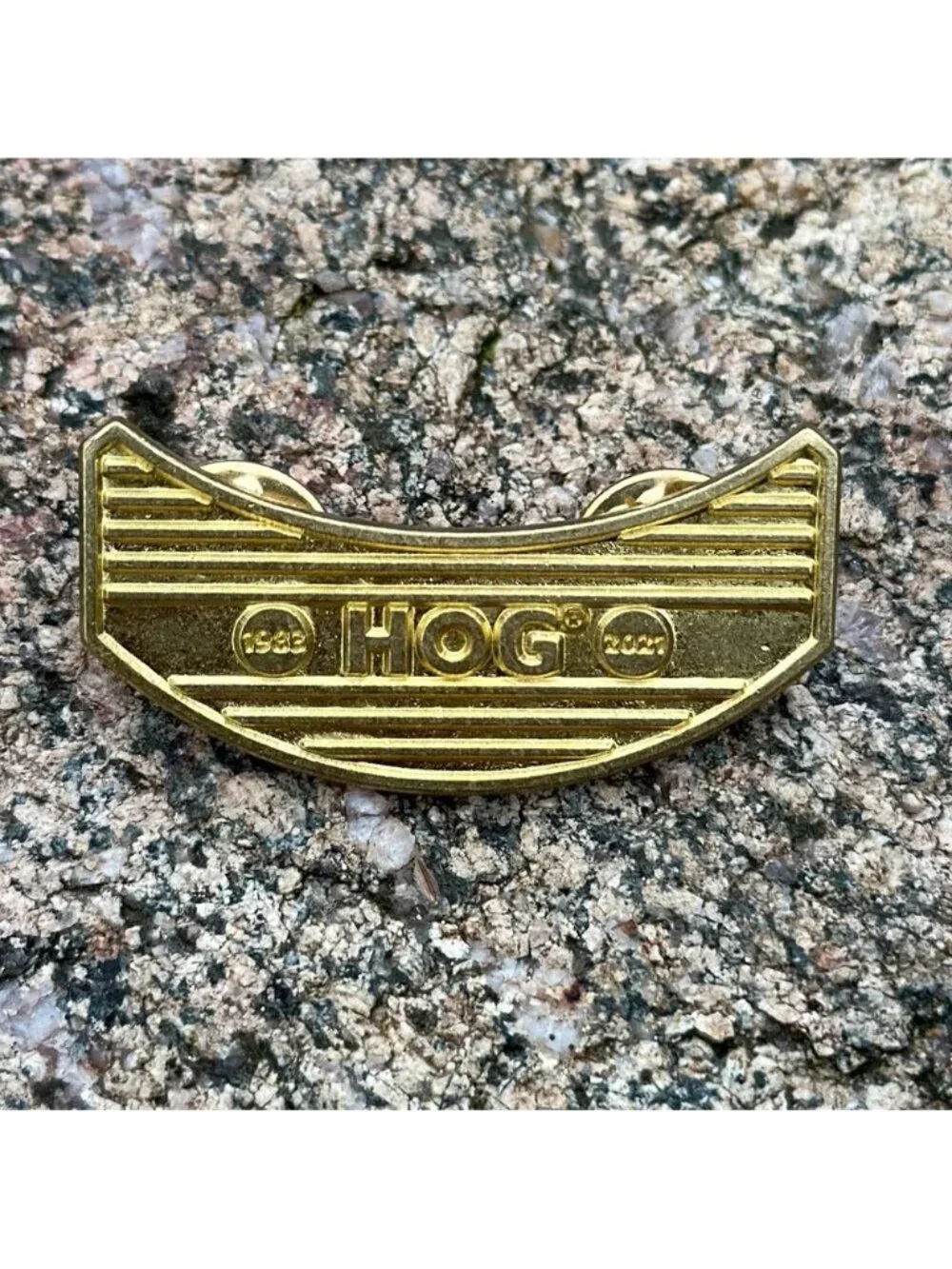 2021 Harley-Davidson HOG 38th Anniversary Rocker Pin NWT Collectible